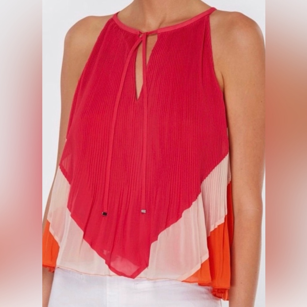 Ramy Brook Vibrant Layered Halter Top - perfect for spring/summer!